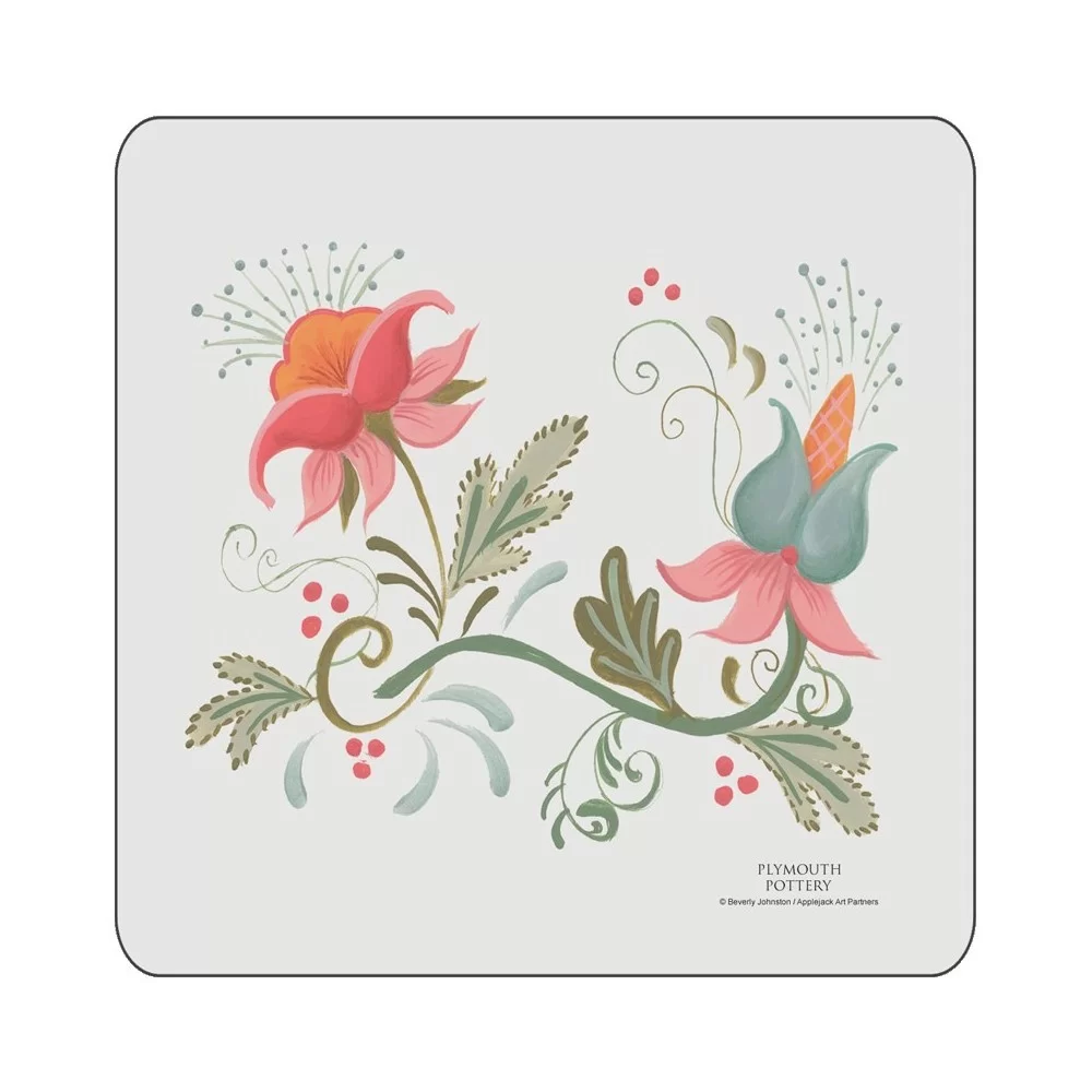 Spring design corkbacked floral coasters Spring design corkbacked floral coasters