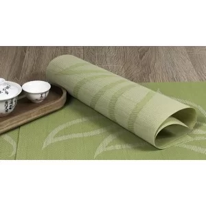 Fleximat Lemon design woven vinyl placemats