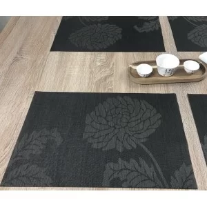 Carbon woven vinyl Fleximats single close