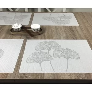 Reverse version of Vanilla Fleximats set of 4 flexible placemats and centre pieces