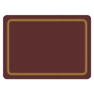 Claret colour melamine placemats corkbacked UK made
