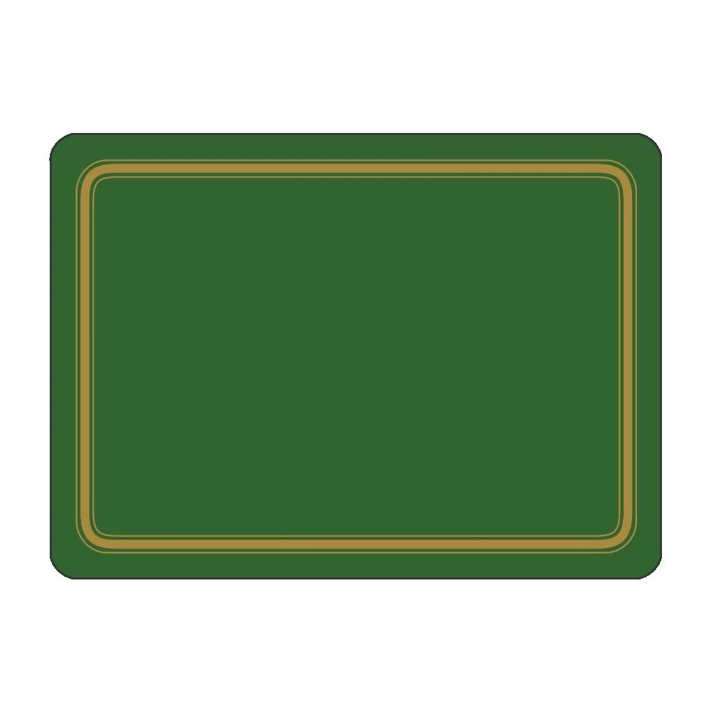 Forest Green colour melamine placemats, rigid corkbacked UK made tablemats Forest Green colour melamine placemats, rigid corkbacked UK made tablemats