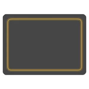 Black melamine placemats corkbacked UK made