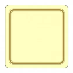 Cream colour corkbacked melamine drinks coasters, UK made