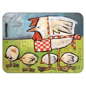 Mother Hen cork backed tablemats