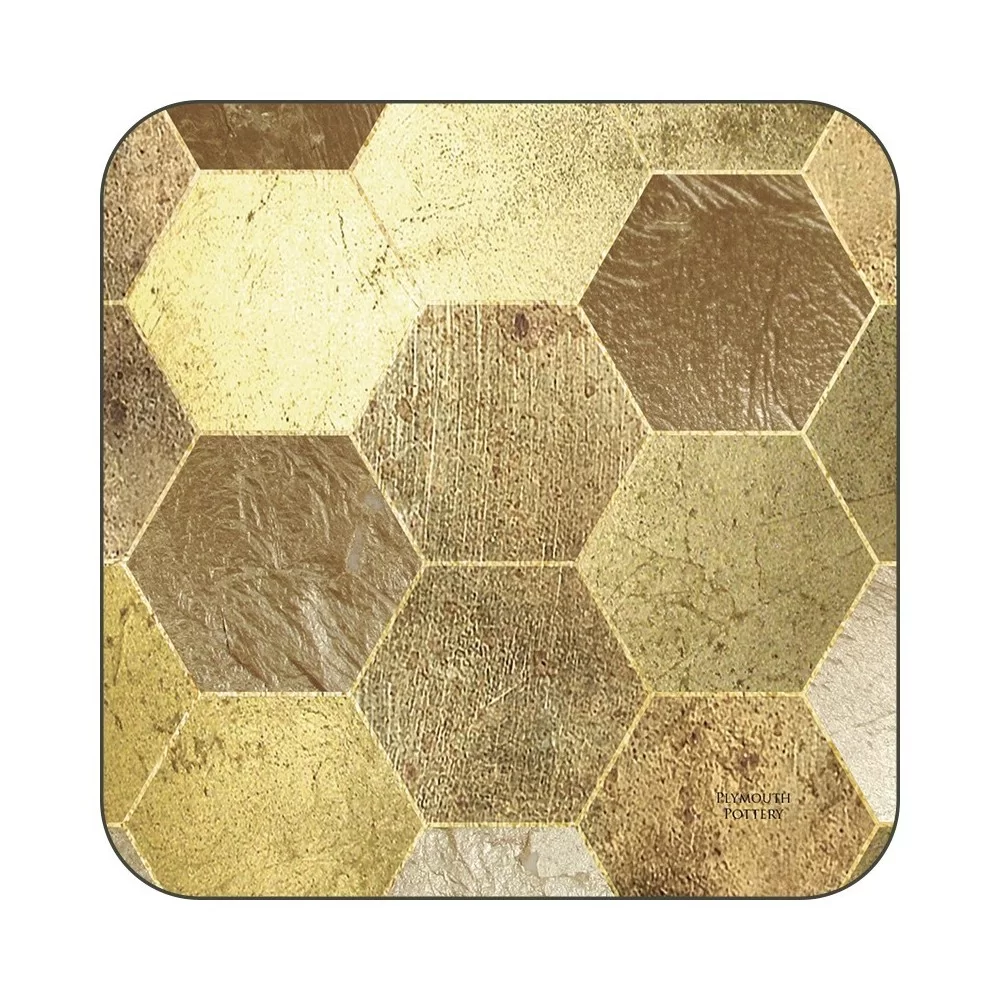 Golden Repeat drinks coasters Golden Repeat drinks coasters