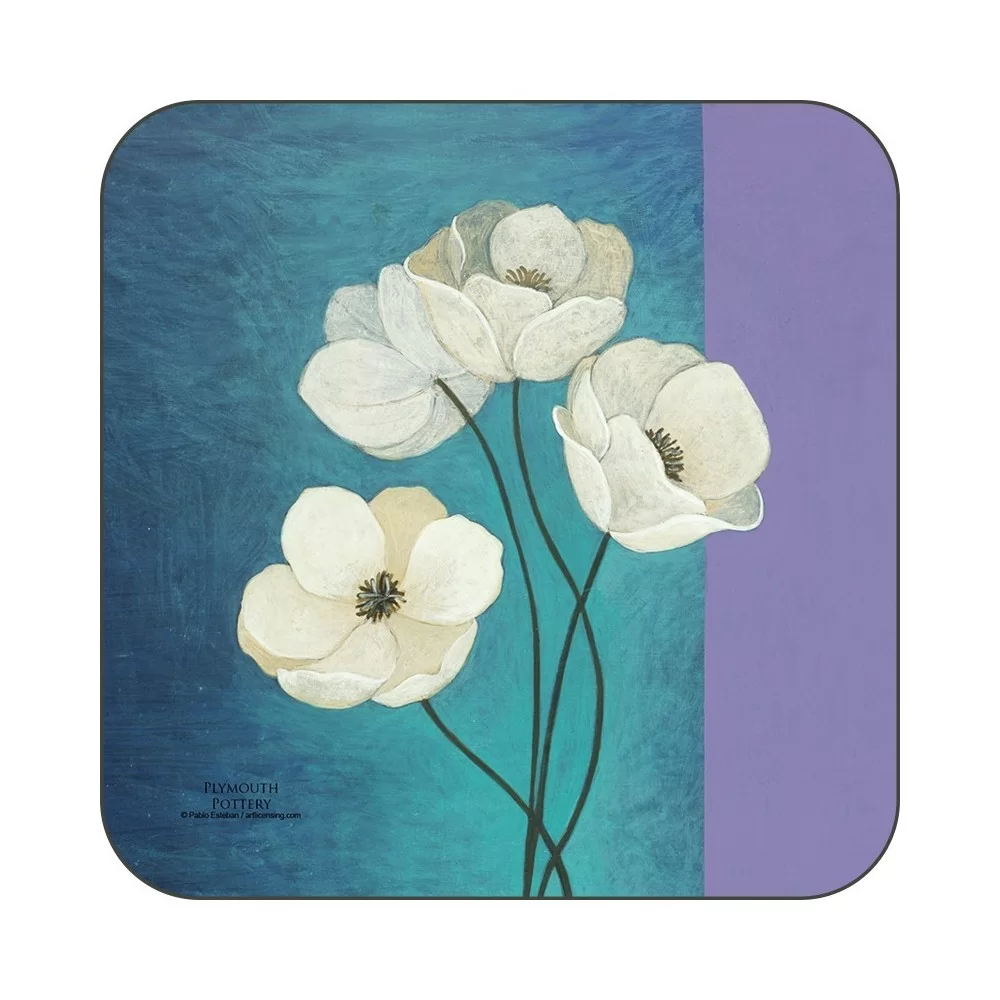 Timeless drinks coasters by Plymouth Pottery Timeless drinks coasters by Plymouth Pottery