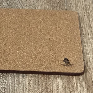 cork backed placemats to protect tabletop