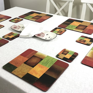 Plymouth Pottery Majestic funky placemats