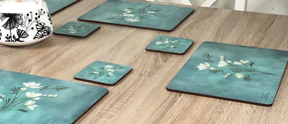 Infinity cork backed placemats
